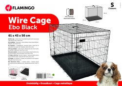 Hondenbench/Draadkooi Zwart 4