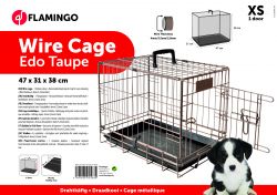 Hondenbench/Draadkooi Taupe 2