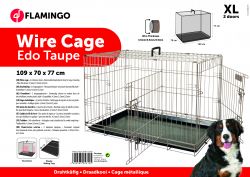 Hondenbench/Draadkooi Taupe 10