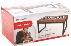 Eet- en Drinkbak Staander Tommy Duo 3