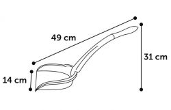 Kattenbakschep Sahara Grijs 2