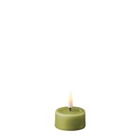 DeluxeHomeart Olive Green LED Tealight Candle D: 4,1 * 4,5 cm (2 pcs.) 1