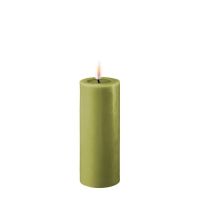 DeluxeHomeart Olive Green LED Candle D: 5 * 12,5 cm 1