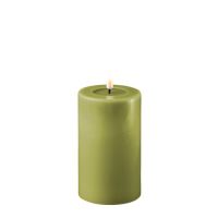 DeluxeHomeart Olive Green LED Candle D: 7,5 * 12,5 cm 1