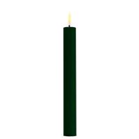 DeluxeHomeart Dark Green LED Dinner Candle D: 2,2 * 24 cm (2 pcs.) 1