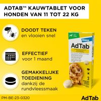 AdTab Kauwtablet Hond >11 - 22kg 2