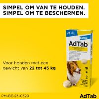 AdTab Kauwtablet Hond >22 - 45kg 6