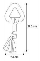 Speelgoed Puppy Bunty Driehoek Taupe 3