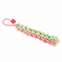 Hondenspeeltje Twisting Tugger groen/roze 1