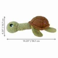 Kong Scruffs Turtle Groen/Bruin 3