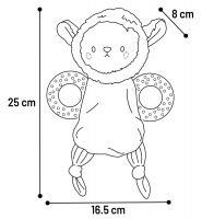 Speelgoed Puppy Kobe Schaap Blauw 3