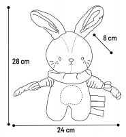 Speelgoed Puppy Kobe Konijn Roze 3