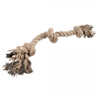 Flossy Touw met 3 Knopen Bruin 1