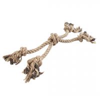 Flossy Kruistouw met 4 Knopen Bruin 1