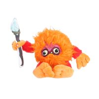 De Smurfen knuffelspeeltje Mamapoot Oranje 1