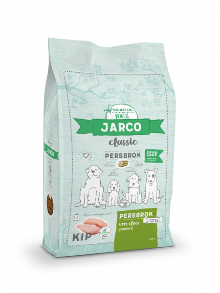 Jarco Dog Classic Persbrok Vers Vlees Kip