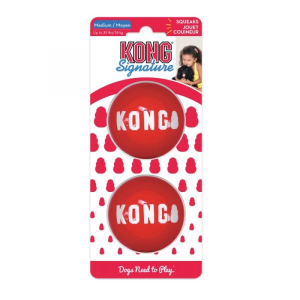 Kong Signature Ball 2-Pack