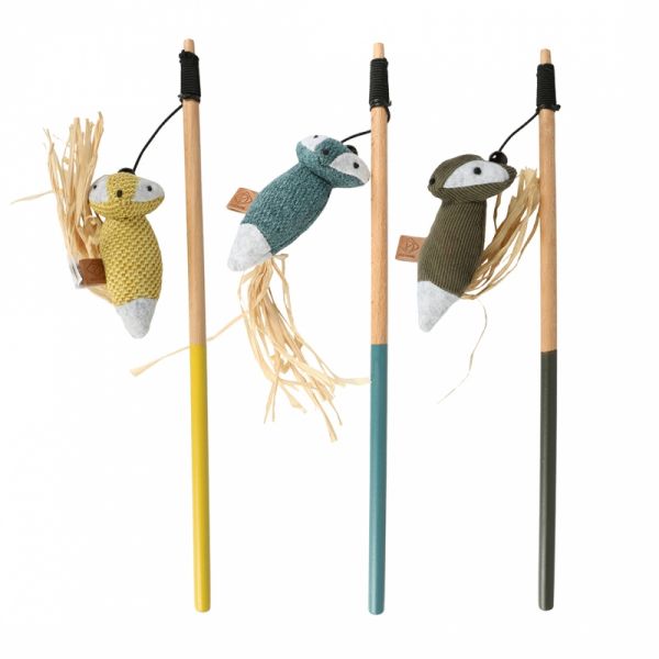 Rocco Speelhengel Vosjes Gemengde Kleuren 35cm