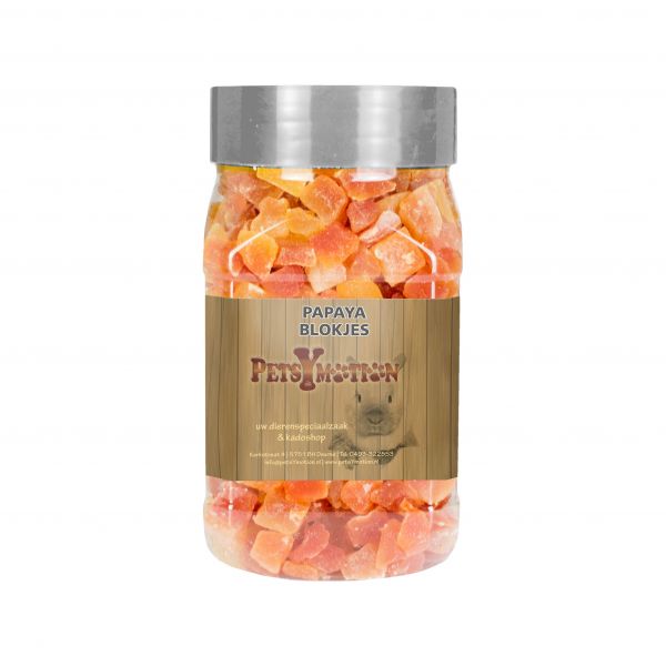 Papaya Blokjes