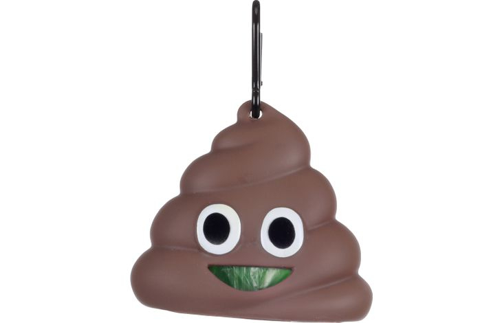 Poepzakhouder Droppie Bruin + 1 Rol