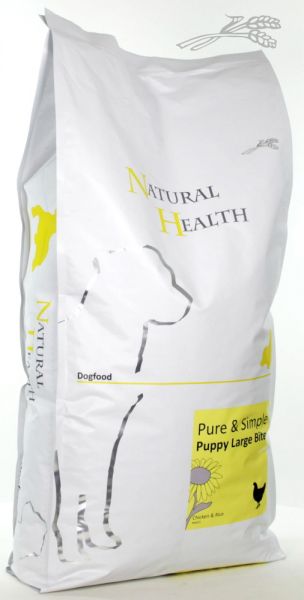 Natural Health Dog Chicken & Rice Puppy Large