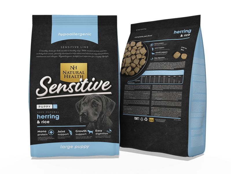 Natural Health Dog Fish & Rice Puppy Large