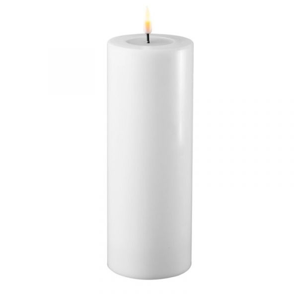 DeluxeHomeart White LED Candle D: 7,5 * 20 cm