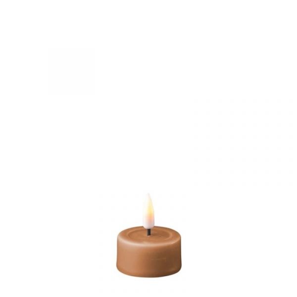DeluxeHomeart Caramel LED Tealight Candle D: 4,1 * 4,5 cm (2 pcs.)