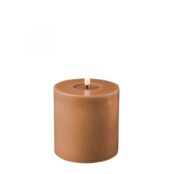 DeluxeHomeart Caramel LED Candle D: 10 * 10 cm