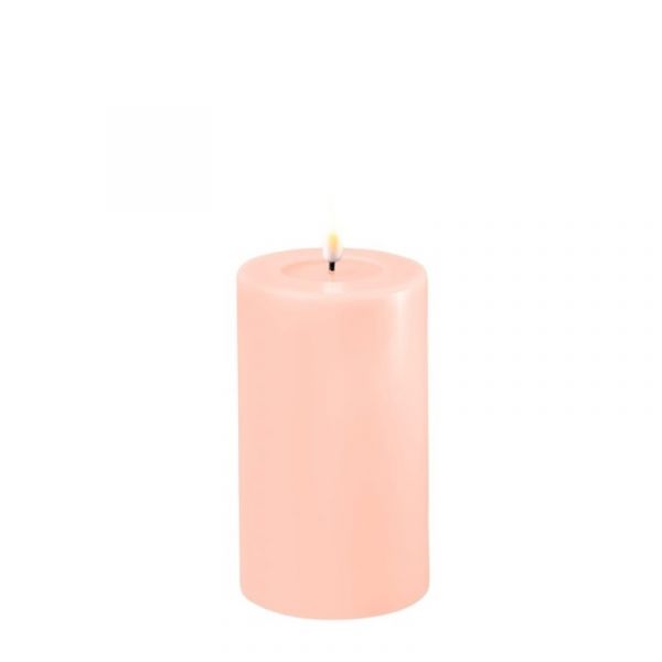 DeluxeHomeart Light Pink LED Candle D: 7,5 * 12,5 cm