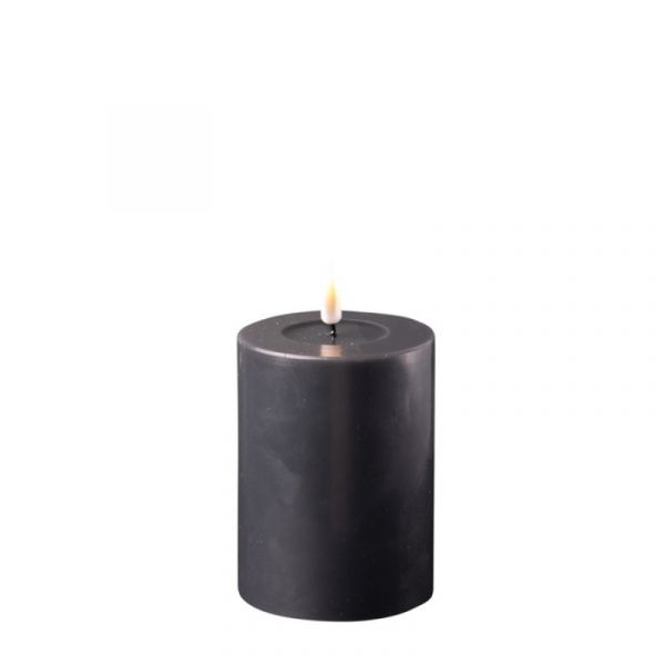 DeluxeHomeart Black LED Candle D: 7,5 * 10 cm
