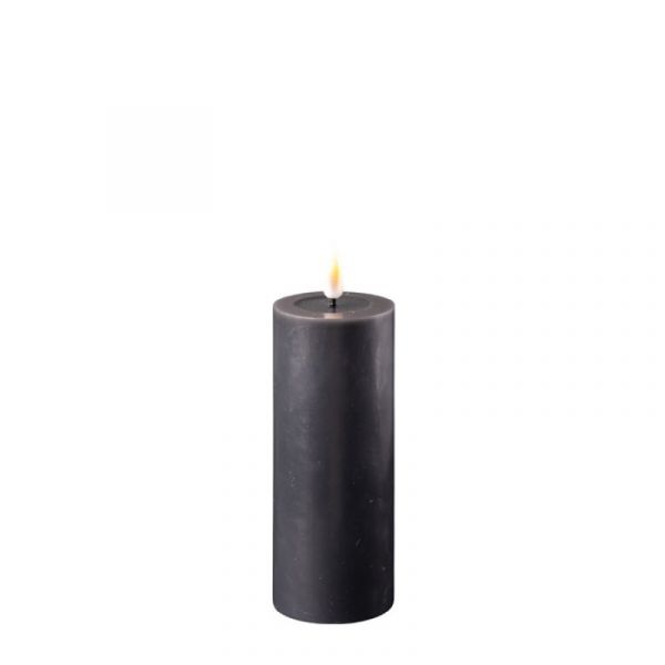 DeluxeHomeart Black LED Candle D: 5 * 12,5 cm