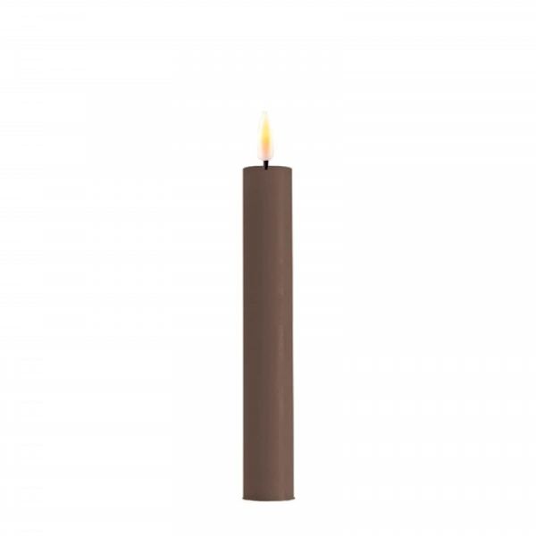 DeluxeHomeart Mocca LED Dinner Candle D: 2,2 * 15 cm (2 pcs.)