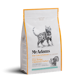 McAdams Dry Complete Chicken & Turkey for Cats & Kittens