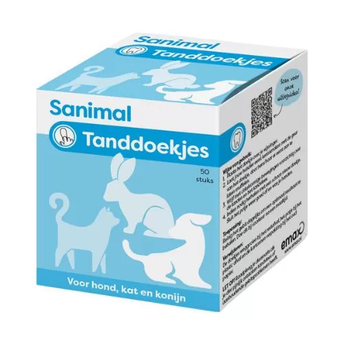Sanimal Tanddoekjes 50 stuks