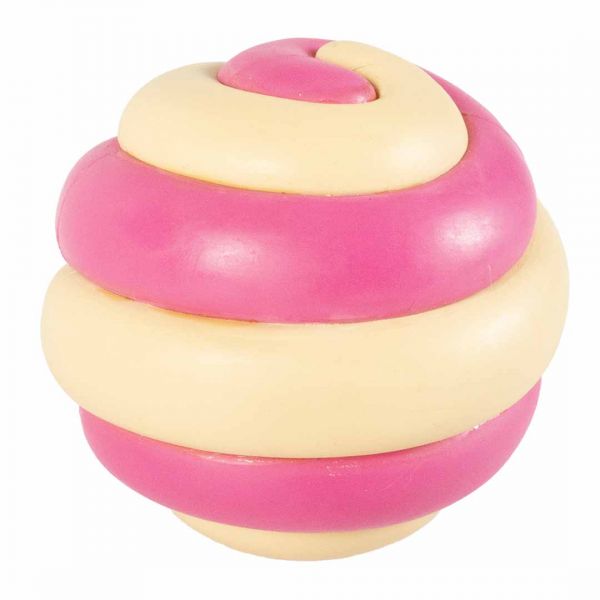 Hondenspeeltje Berry Swirl roze/beige