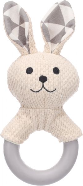 Puppy Rabbo Konijn Wit met Ring