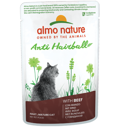 Almo Nature Anti Hairball met Rundvlees