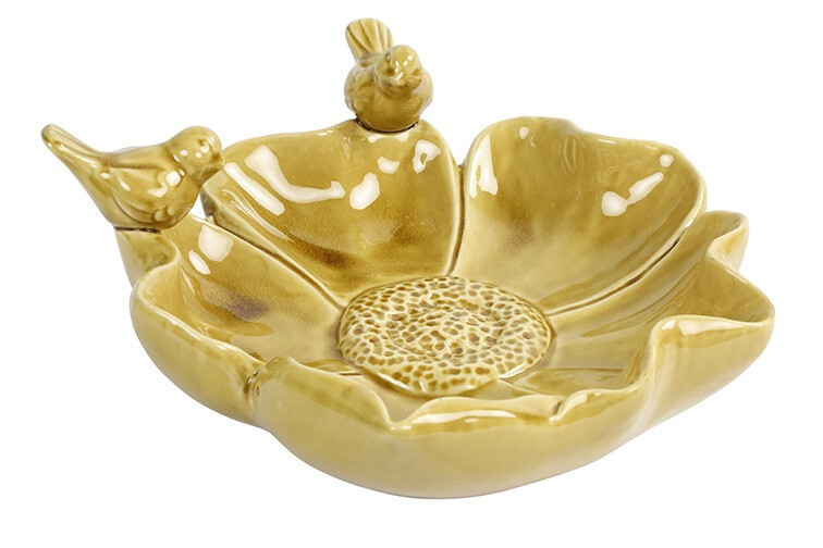 Vogelbad Mala L Geel