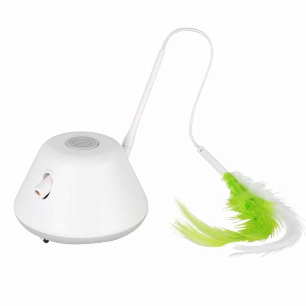 Kattenspeeltje Twisting Tank wit