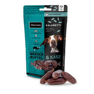 Chewies Salametti Waterbuffel & Kaas 60gr