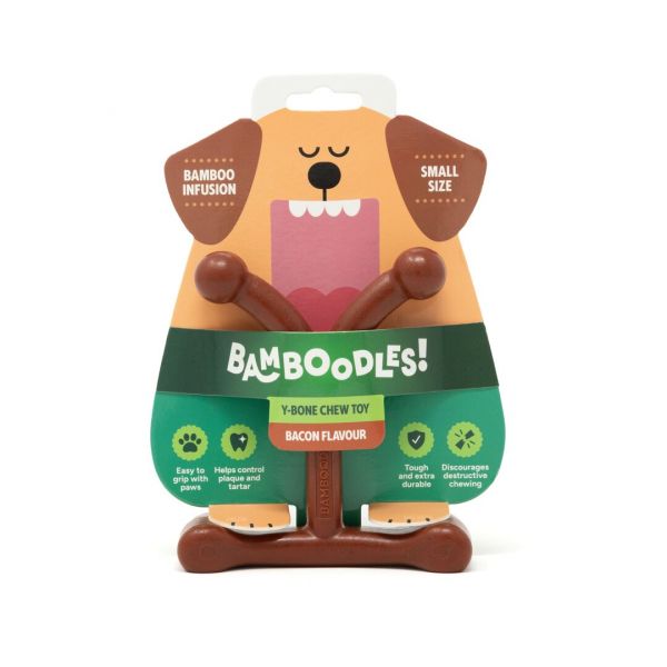 Bamboodles Y-Bone Chew Bacon