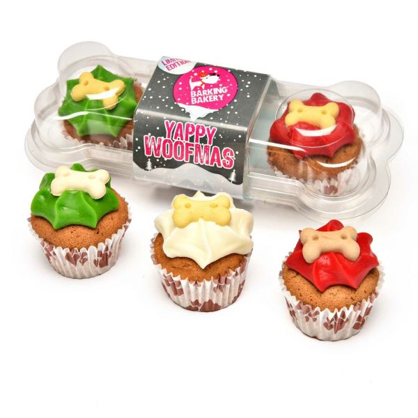 Barking Bakery Christmas Yappy Mini Iced Trios