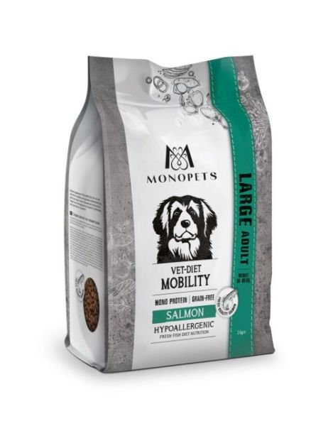 Monopets Hypoallergenic Large Vet-Diet Mobility Salmon