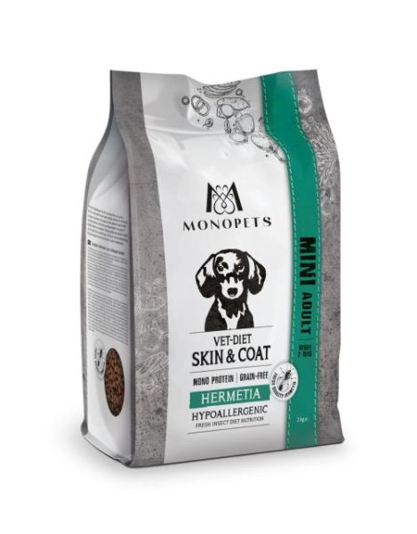 Monopets Hypoallergenic Mini Vet-Diet Skin & Coat Herm