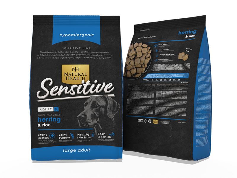 Natural Health Dog Fish & Rice Large Breed Adult