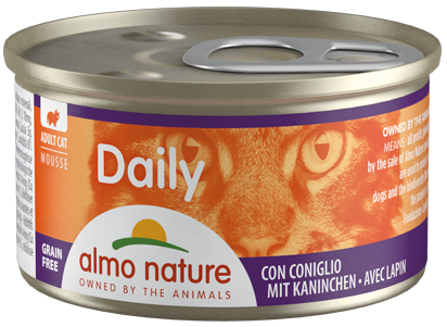 Almo Nature Kat Daily met Konijn