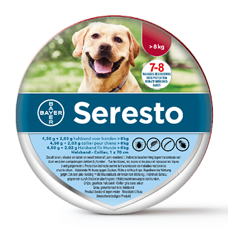 Seresto Halsband voor Honden vanaf 8 kg