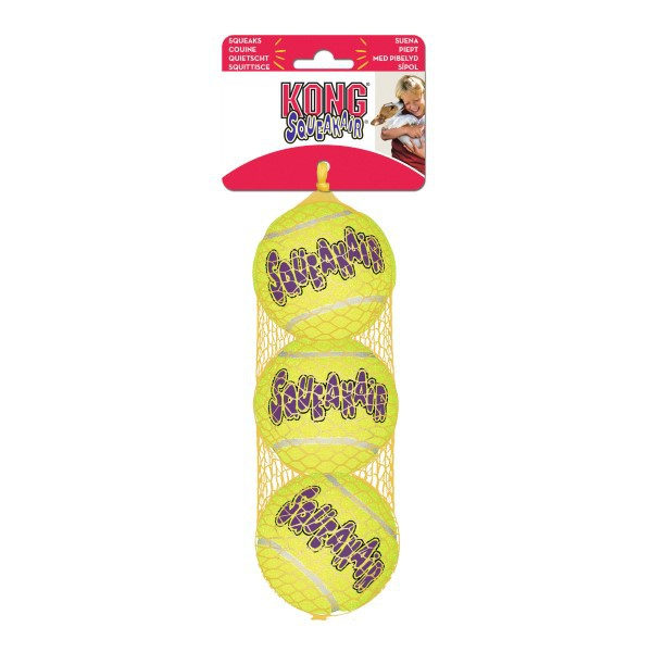 Kong Squeakair Tennis Balls 3St