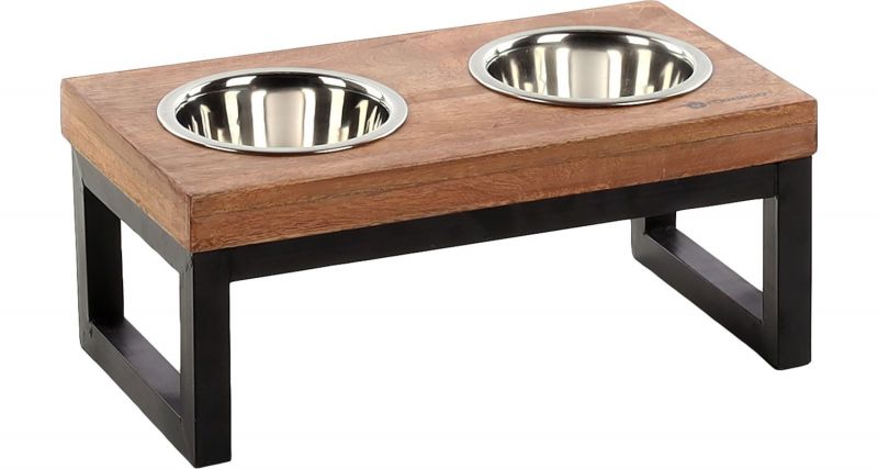 Eet- en Drinkbak Staander Tommy Duo